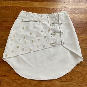 Pearl white skirt